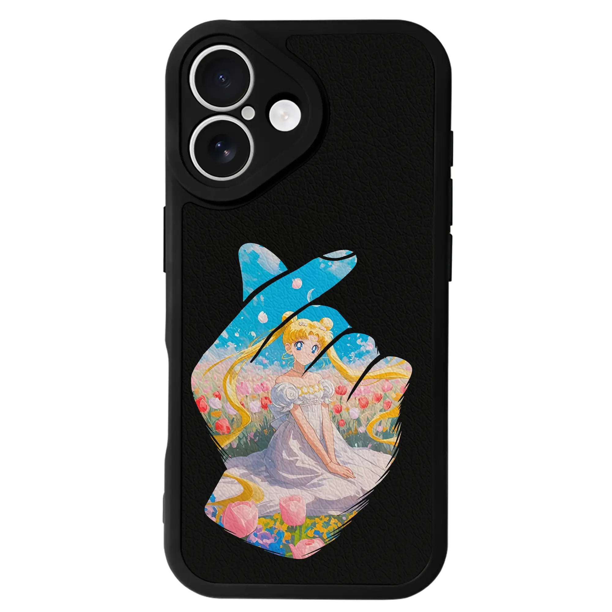 美少女戦士セーラームーン グッズ 愛野 美奈子 - IPhone 16シリーズ対応 ・ シリコンスマホケース ・ レザー調 ・ 高精度フィット ・ 耐衝撃 ・ ワイヤレス充電対応 ・ 精密カット